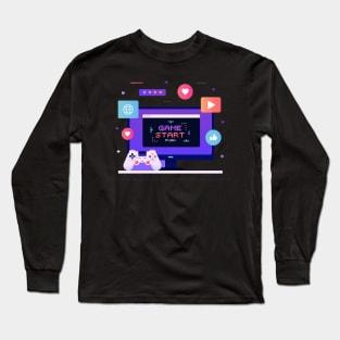 Game Start Long Sleeve T-Shirt